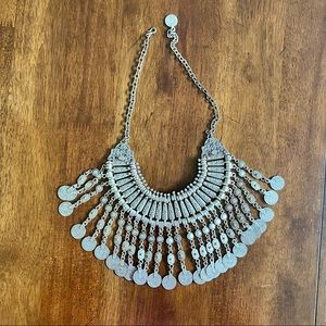 Free People Coin Statement Necklace